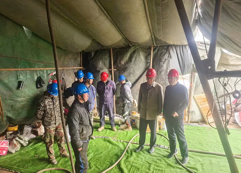 宣城茶亭铜多金属项目安全检查暨开孔验收工作顺利完成 宣城茶亭铜多金属项目安全检查暨开孔验收工作顺利完成